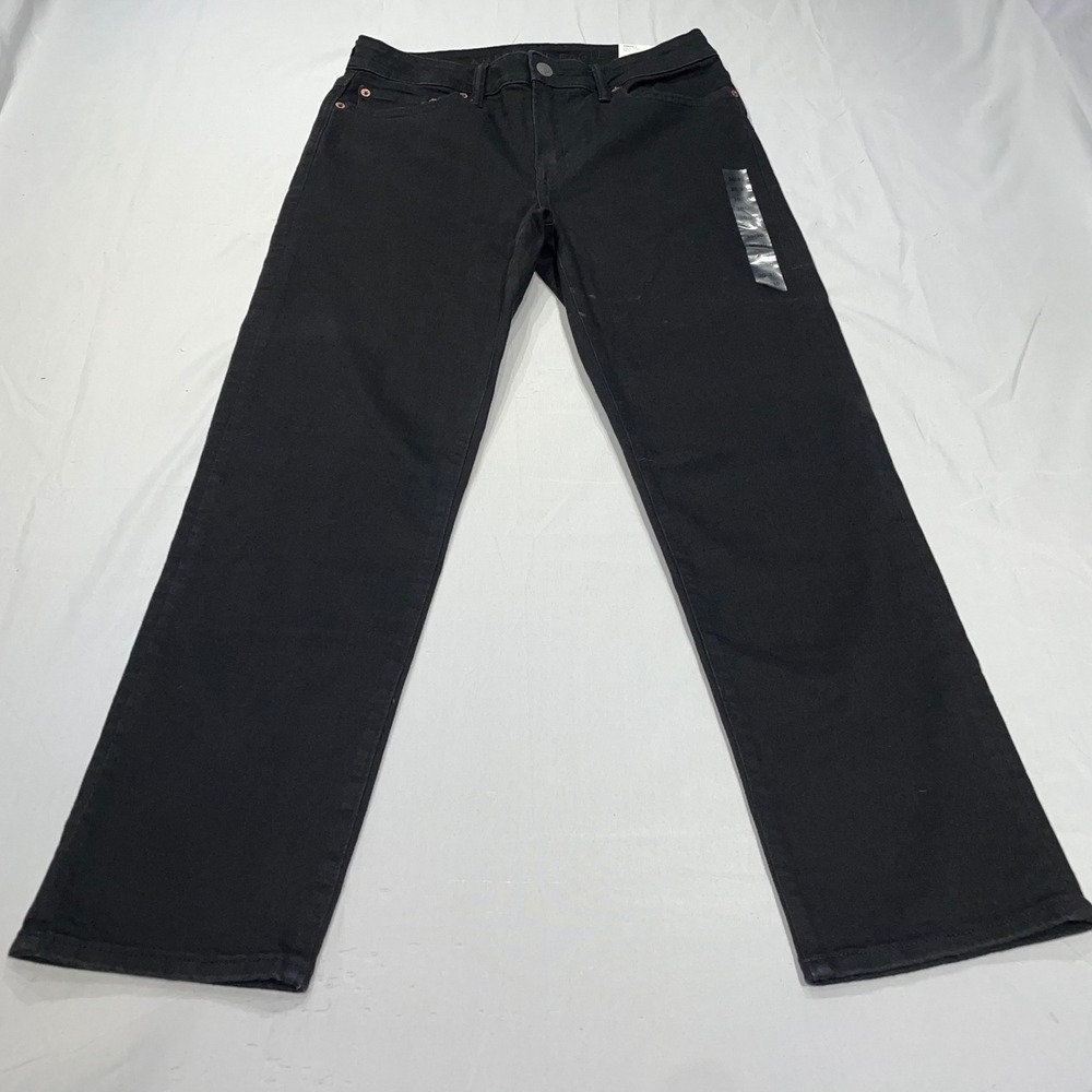 American Eagle Airflex+ Original Straight Jeans Black 30x30 Mens